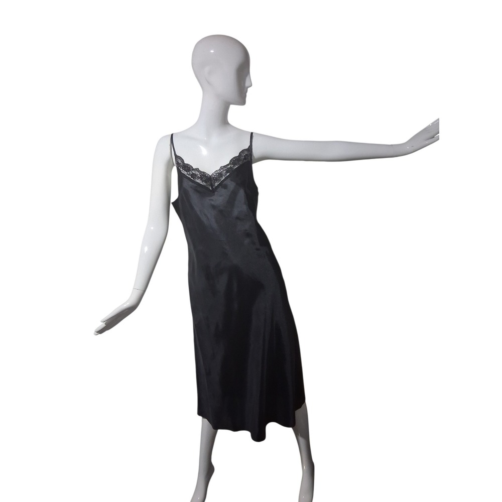 White House Black Market Womens sz 12 Whimsigoth Dark Romantic  fairy Slip Dress - Picture 7 of 10